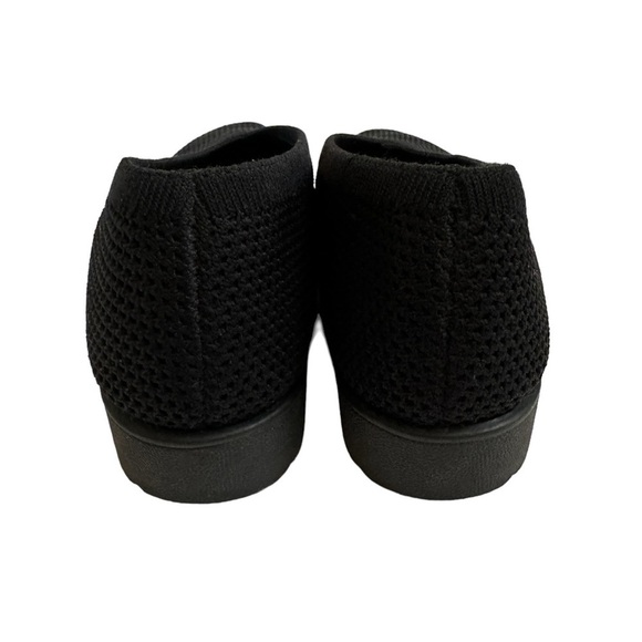 Eileen Fisher Heaven Black Stretch Wedge Slip On Flats Shoes Size 9.5 - Picture 6 of 11